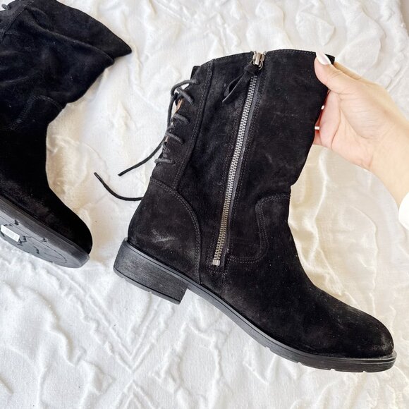 Sofft Sharnell Black Suede Low Boot Size 9.5 New - Picture 3 of 7